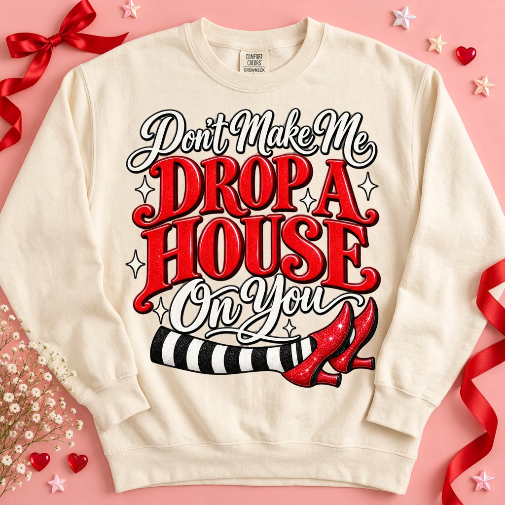 Don't Make Me Drop A House on You tshirt