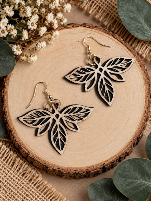 Floral earrings