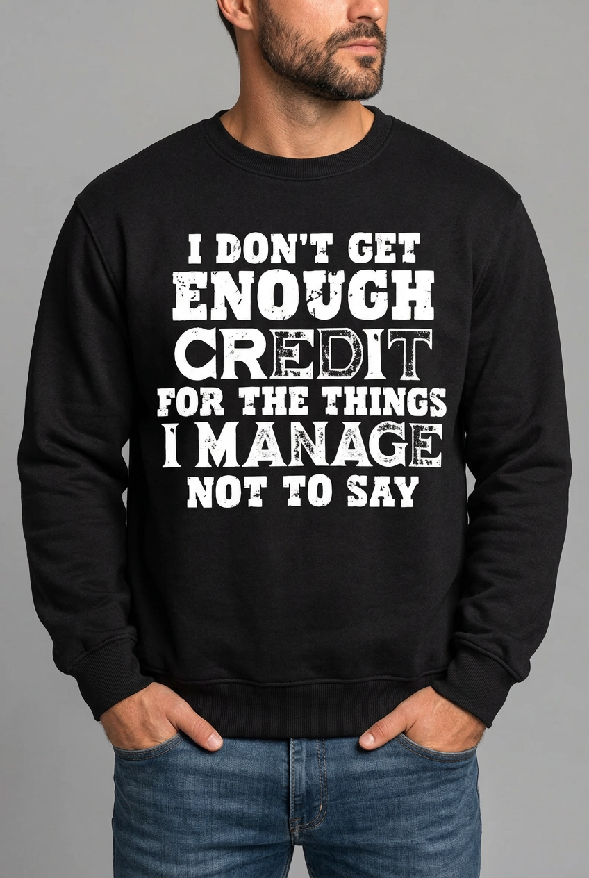 I Don't Get Enough Credit tshirt