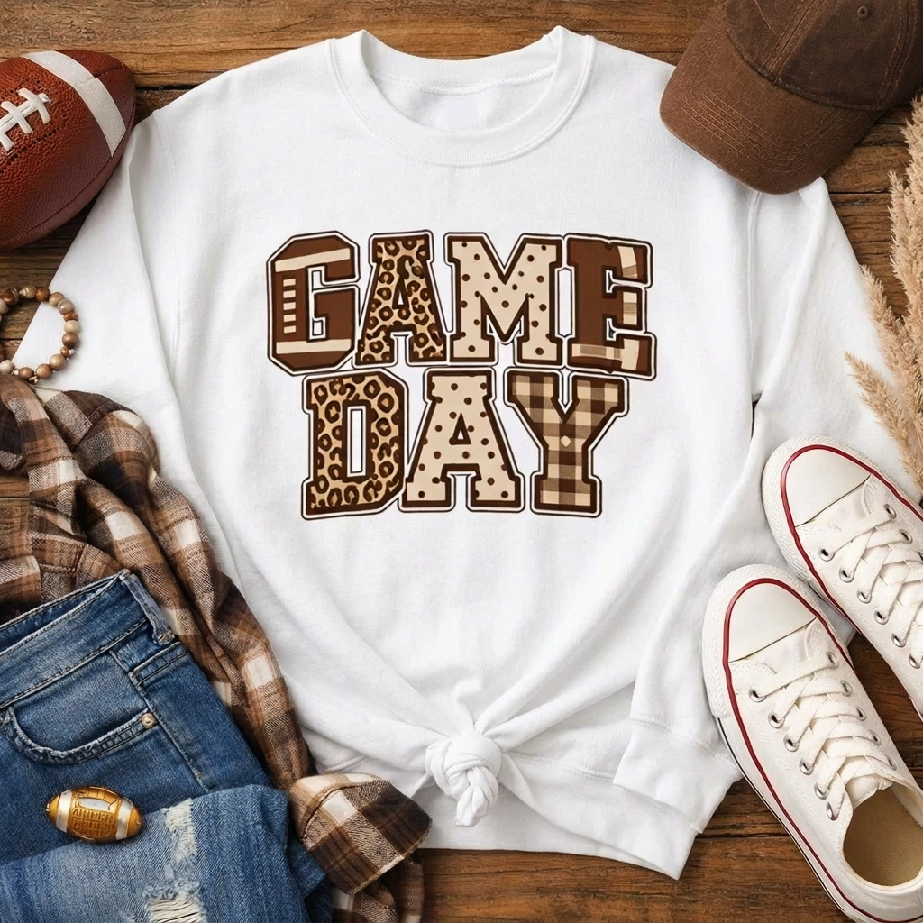 Game Day cheetah print tshirt