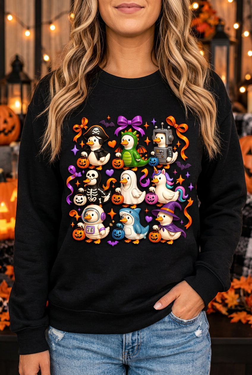 Halloween ducks tshirt