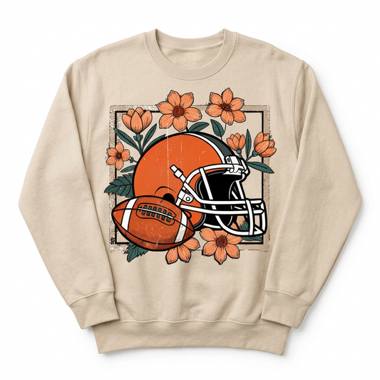 Floral Helmet tshirt