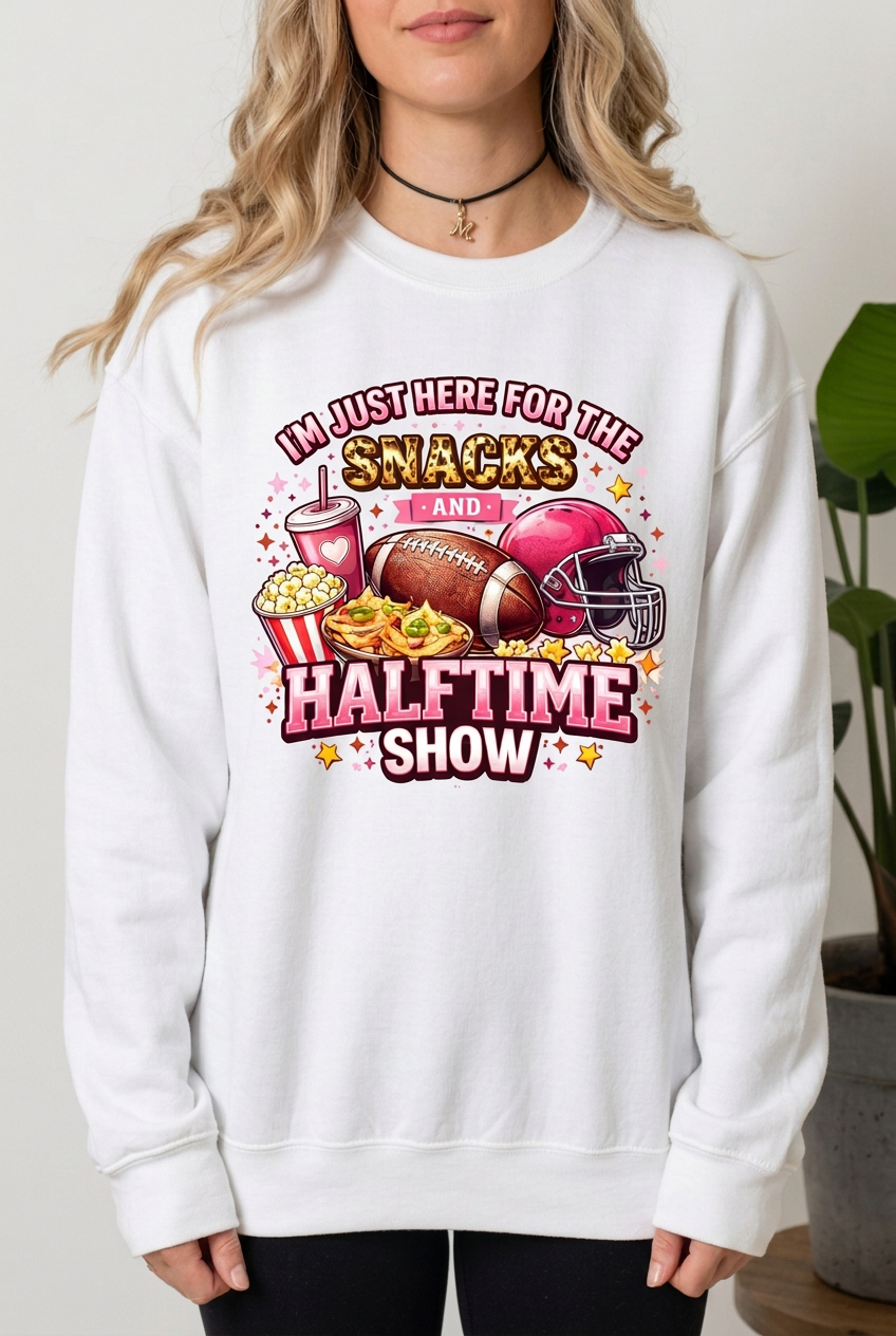 Snacks and Halftime show tshirt