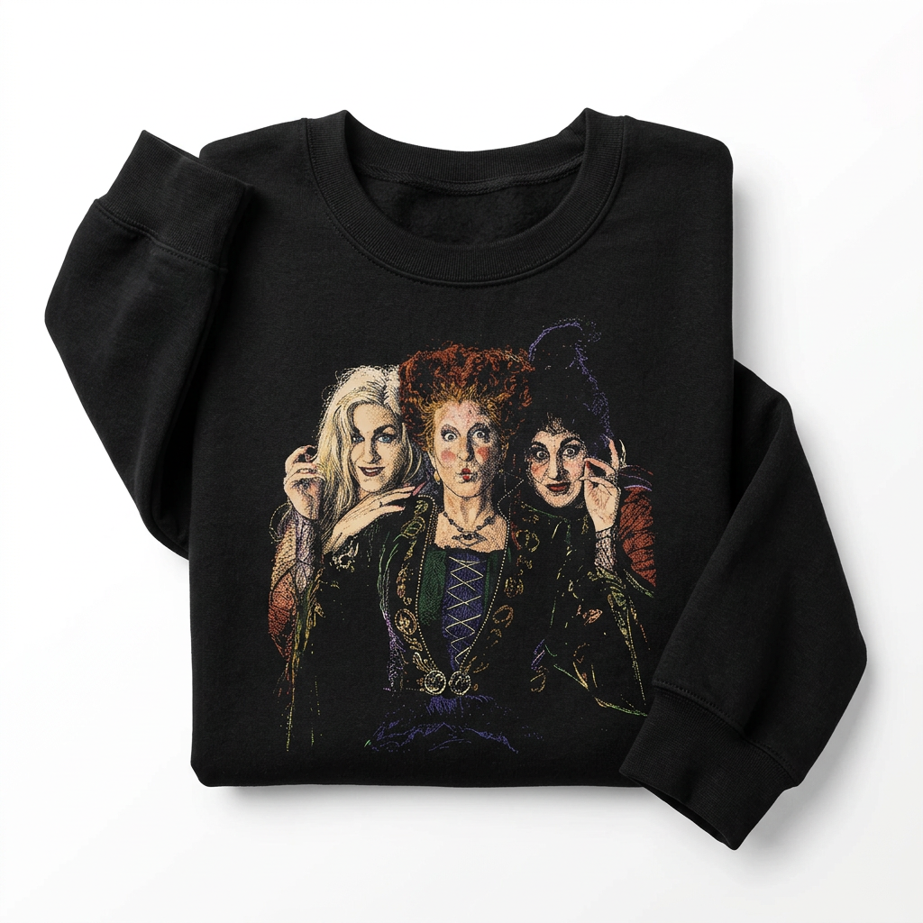 Sanderson Sisters halftone tshirt
