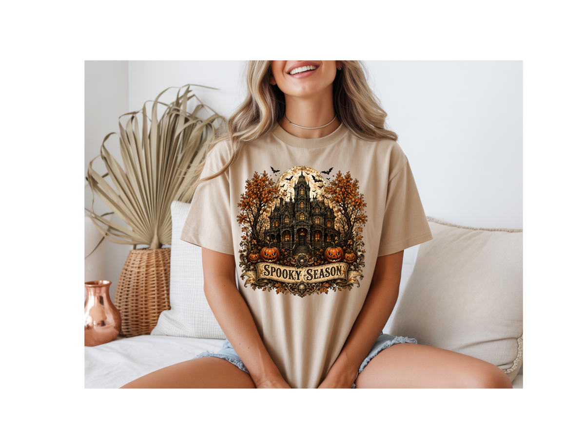 Spooky haunted House tshirt