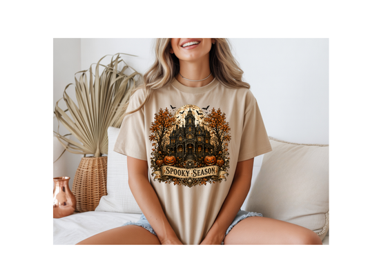 Spooky haunted House tshirt